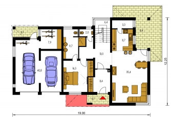 Floor plan of ground floor - TENUITY 503